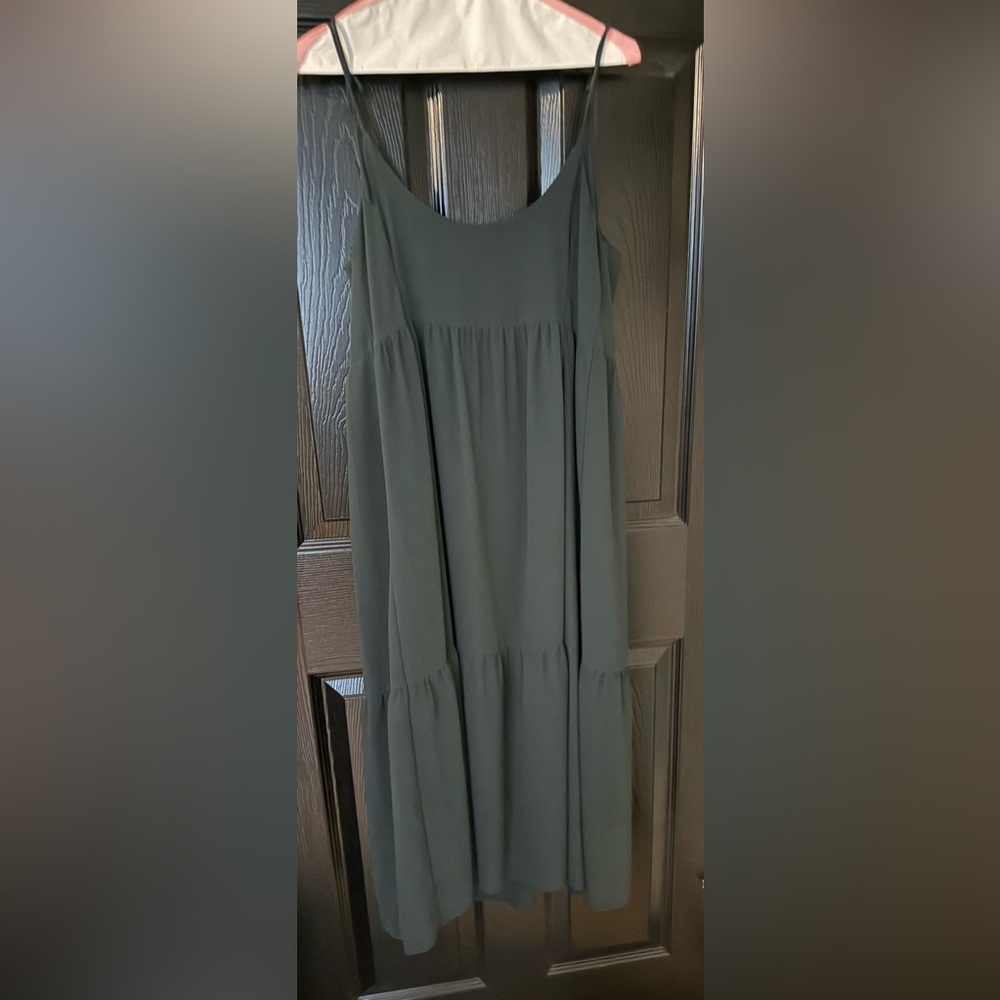 Park & Fifth Long Sleeve Olive Dress